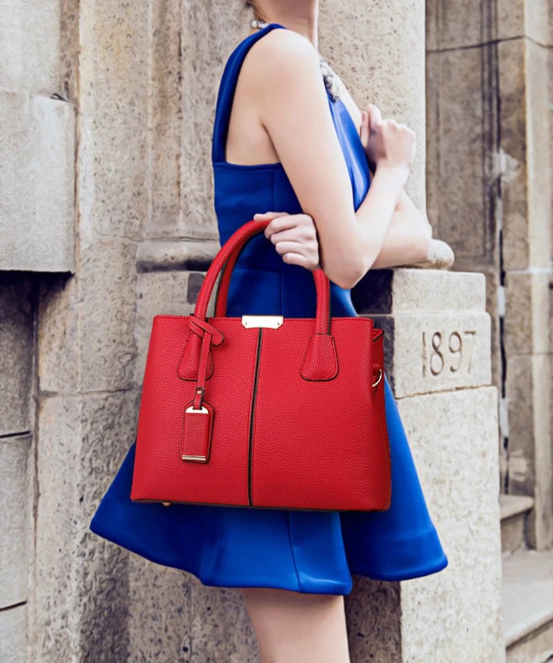 Women PU Leather Handbags Ladies Large Tote Bag Female Square Shoulder Bags Bolsas Femininas Sac New Fashion Crossbody Bags