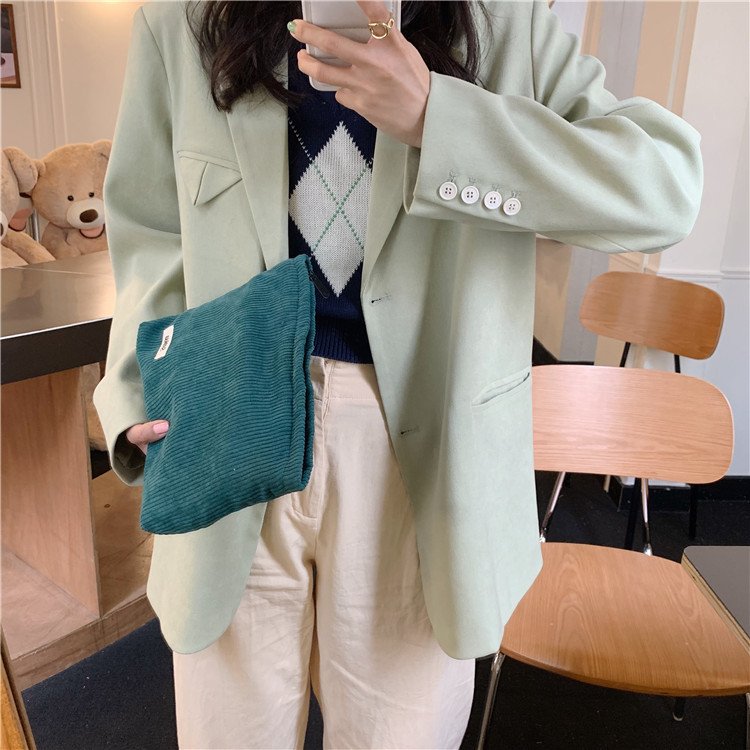 Corduroy Travel Cosmetic Bag Portable Makeup Storage Bag Purses Women Large Capacity Zipper Make Up Organizer Storage Clutch