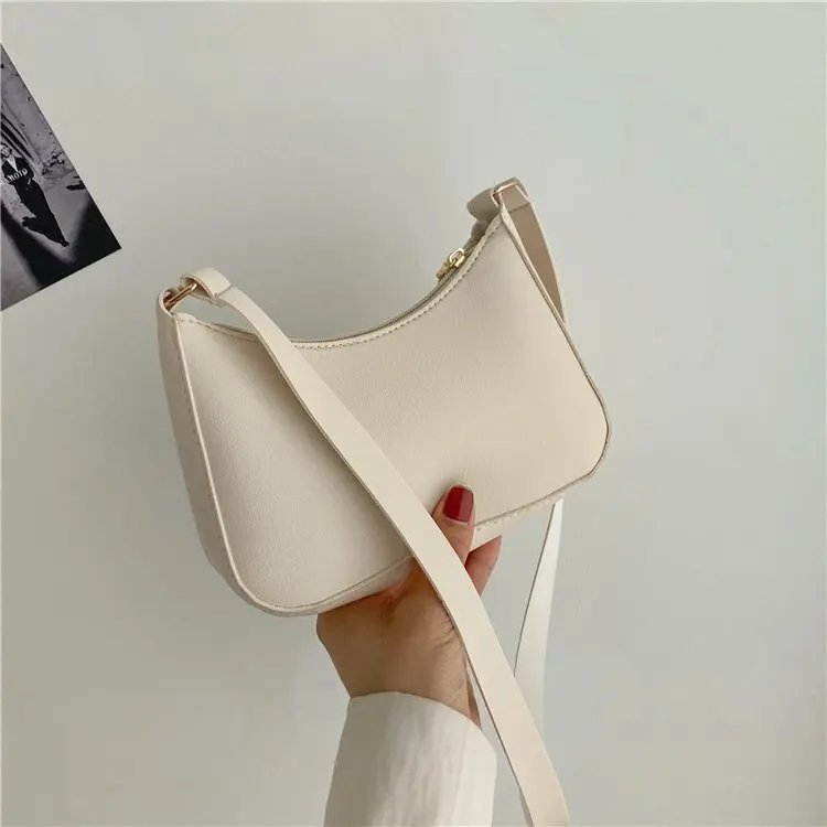 2023 New Women's Fashion Handbags Retro Solid Color PU Leather Shoulder Underarm Bag Casual Women Hobos Handbags 2023 New Women's Fashion Handbags Retro Solid Color PU Leather Shoulder Underarm Bag Casual Women Hobos Handbags