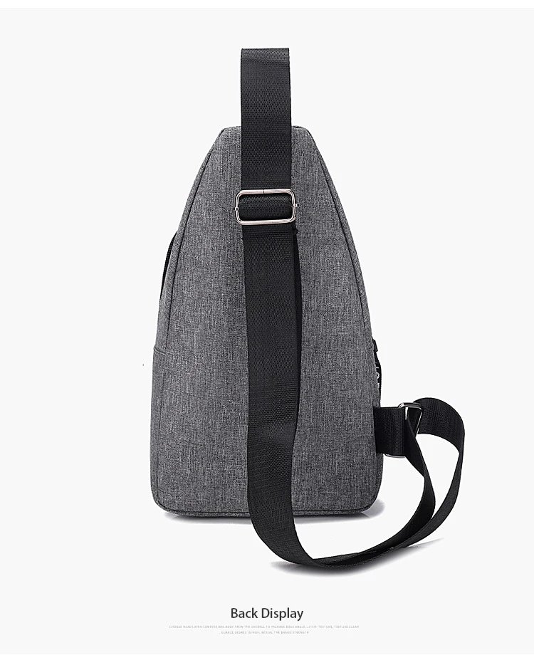 Travel Men's Handbags USB Chest Bag Designer Messenger Crossbody Bags Water-Proof Shoulder Bag Diagonal Package Sports Back Pack