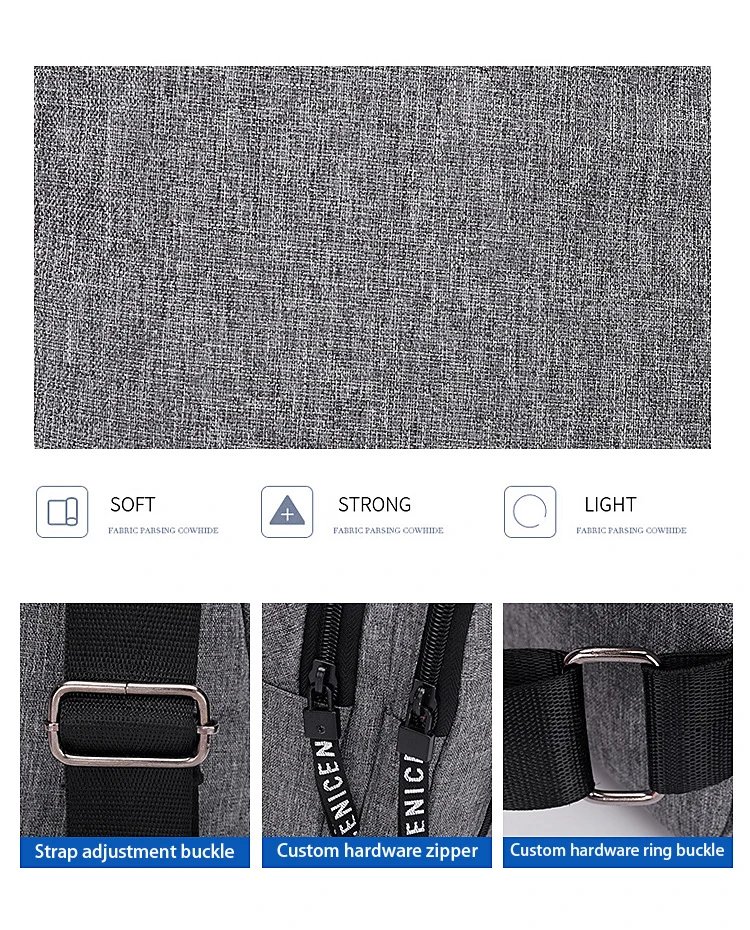 Travel Men's Handbags USB Chest Bag Designer Messenger Crossbody Bags Water-Proof Shoulder Bag Diagonal Package Sports Back Pack