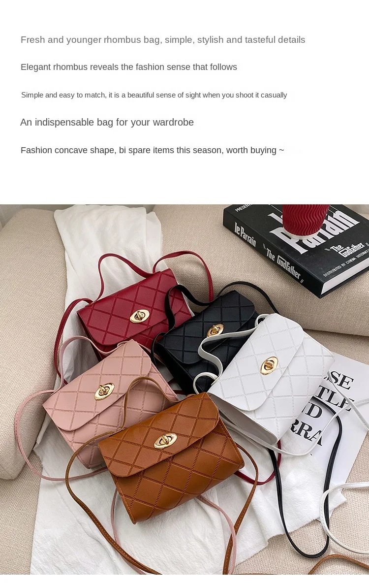 Fashion Simple Women's Bag New Crossbody Bag Mini Shoulder Bag PU Leather Handbag Mobile Phone Coin Purse Bag Small Square Bag Fashion Simple Women's Bag New Crossbody Bag Mini Shoulder Bag PU Leather Handbag Mobile Phone Coin Purse Bag Small Square Bag