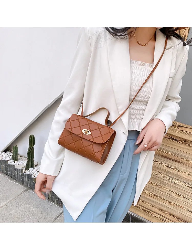Fashion Simple Women's Bag New Crossbody Bag Mini Shoulder Bag PU Leather Handbag Mobile Phone Coin Purse Bag Small Square Bag Fashion Simple Women's Bag New Crossbody Bag Mini Shoulder Bag PU Leather Handbag Mobile Phone Coin Purse Bag Small Square Bag