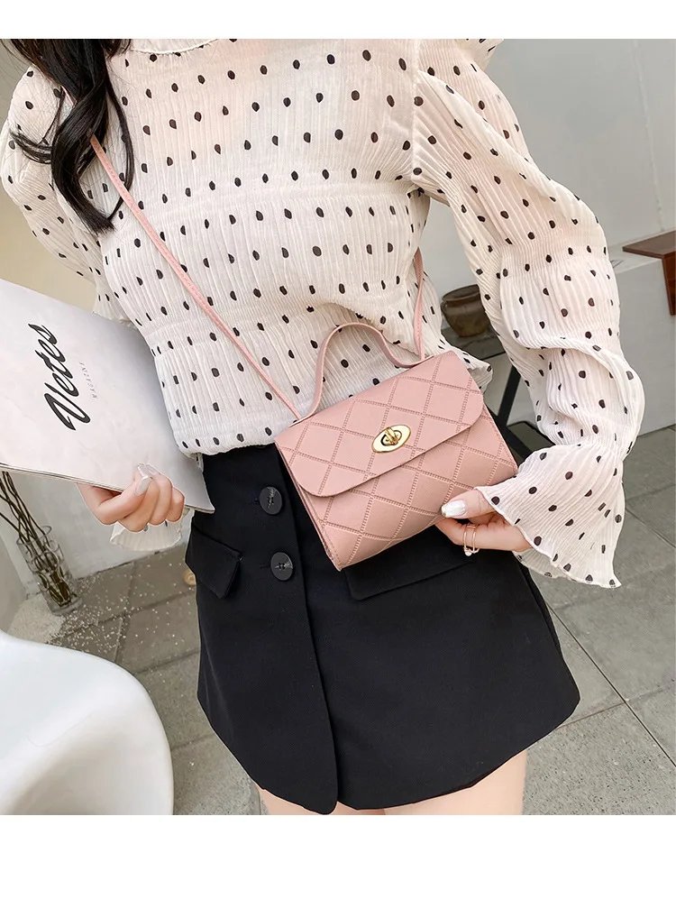 Fashion Simple Women's Bag New Crossbody Bag Mini Shoulder Bag PU Leather Handbag Mobile Phone Coin Purse Bag Small Square Bag Fashion Simple Women's Bag New Crossbody Bag Mini Shoulder Bag PU Leather Handbag Mobile Phone Coin Purse Bag Small Square Bag