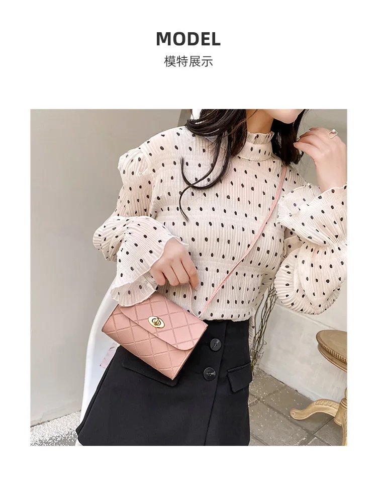 Fashion Simple Women's Bag New Crossbody Bag Mini Shoulder Bag PU Leather Handbag Mobile Phone Coin Purse Bag Small Square Bag Fashion Simple Women's Bag New Crossbody Bag Mini Shoulder Bag PU Leather Handbag Mobile Phone Coin Purse Bag Small Square Bag