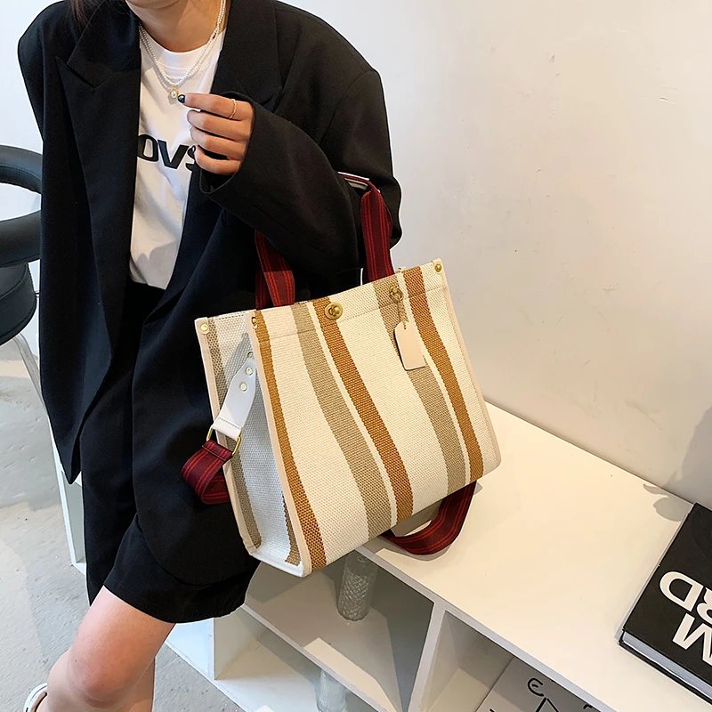 Women Canvas Handbags Shoulder Bags Large Capacity Ladies Crossbody Bags for Women Fashion Female Tote Messenger Bag New