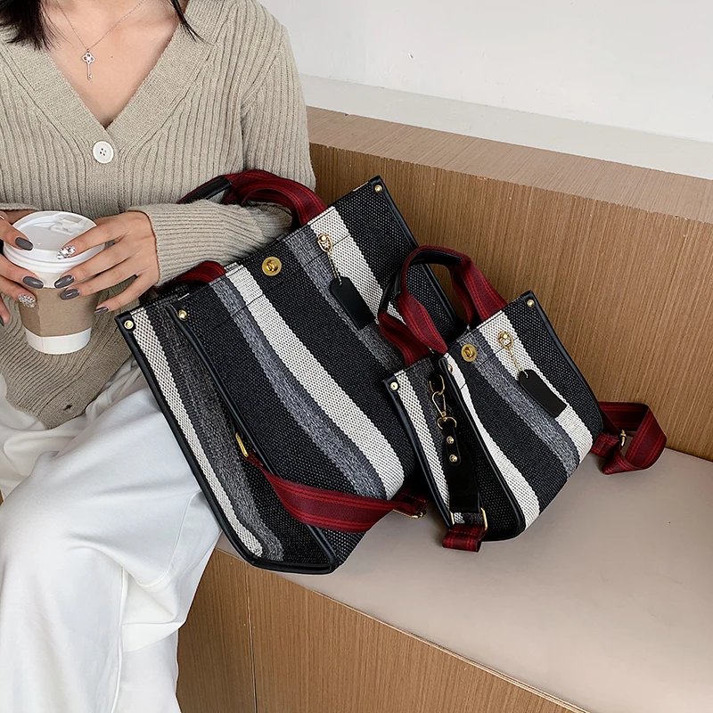 Women Canvas Handbags Shoulder Bags Large Capacity Ladies Crossbody Bags for Women Fashion Female Tote Messenger Bag New