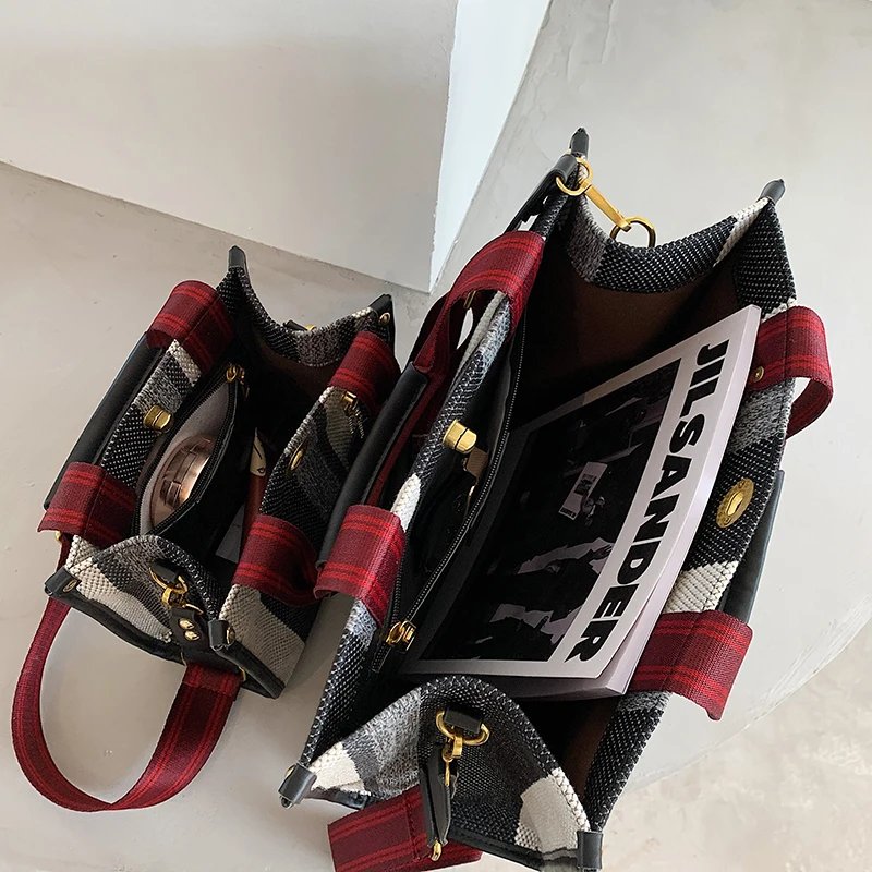 Women Canvas Handbags Shoulder Bags Large Capacity Ladies Crossbody Bags for Women Fashion Female Tote Messenger Bag New