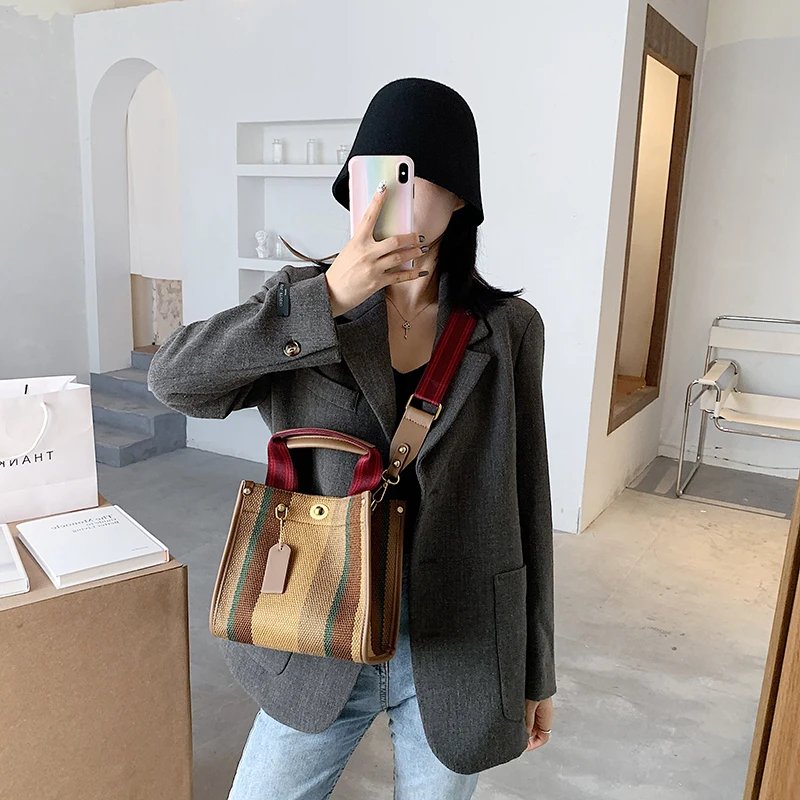 Women Canvas Handbags Shoulder Bags Large Capacity Ladies Crossbody Bags for Women Fashion Female Tote Messenger Bag New