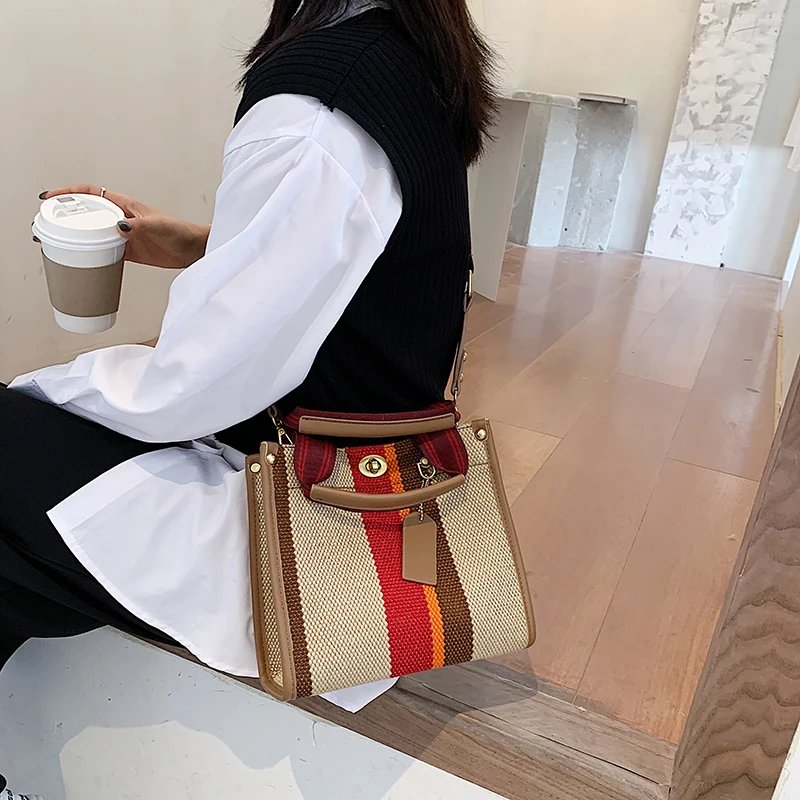 Women Canvas Handbags Shoulder Bags Large Capacity Ladies Crossbody Bags for Women Fashion Female Tote Messenger Bag New