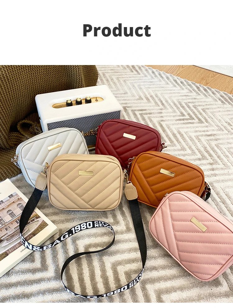 New Arrival Fashion Women's Small Crossbody Bag PU Leather Messenger Bag Zipper Handbag Purse Summer Travel Bag for Female