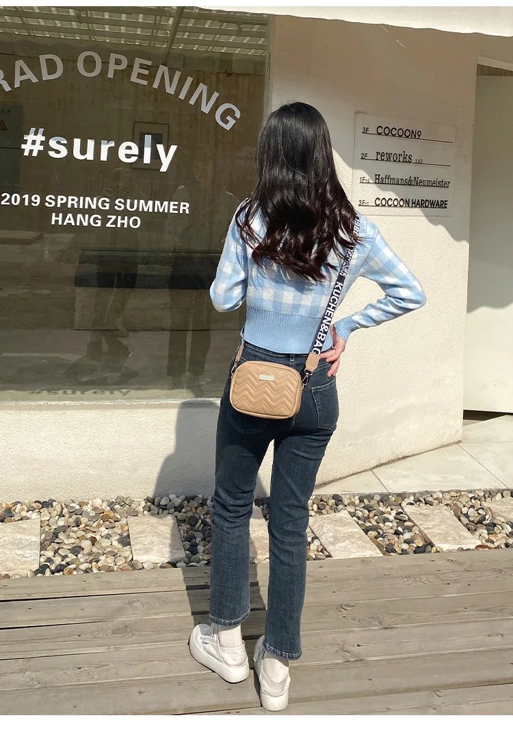 New Arrival Fashion Women's Small Crossbody Bag PU Leather Messenger Bag Zipper Handbag Purse Summer Travel Bag for Female