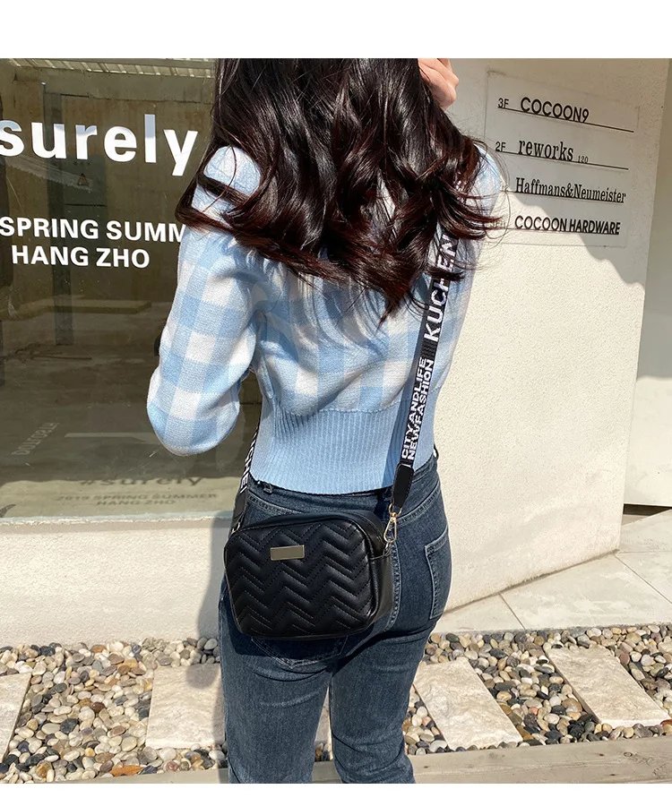 New Arrival Fashion Women's Small Crossbody Bag PU Leather Messenger Bag Zipper Handbag Purse Summer Travel Bag for Female