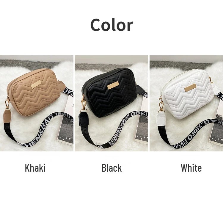 New Arrival Fashion Women's Small Crossbody Bag PU Leather Messenger Bag Zipper Handbag Purse Summer Travel Bag for Female