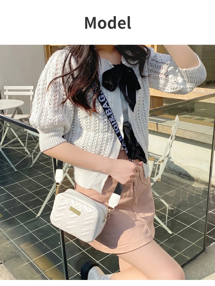 New Arrival Fashion Women's Small Crossbody Bag PU Leather Messenger Bag Zipper Handbag Purse Summer Travel Bag for Female