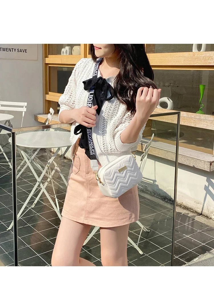 New Arrival Fashion Women's Small Crossbody Bag PU Leather Messenger Bag Zipper Handbag Purse Summer Travel Bag for Female