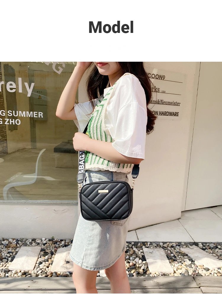 New Arrival Fashion Women's Small Crossbody Bag PU Leather Messenger Bag Zipper Handbag Purse Summer Travel Bag for Female