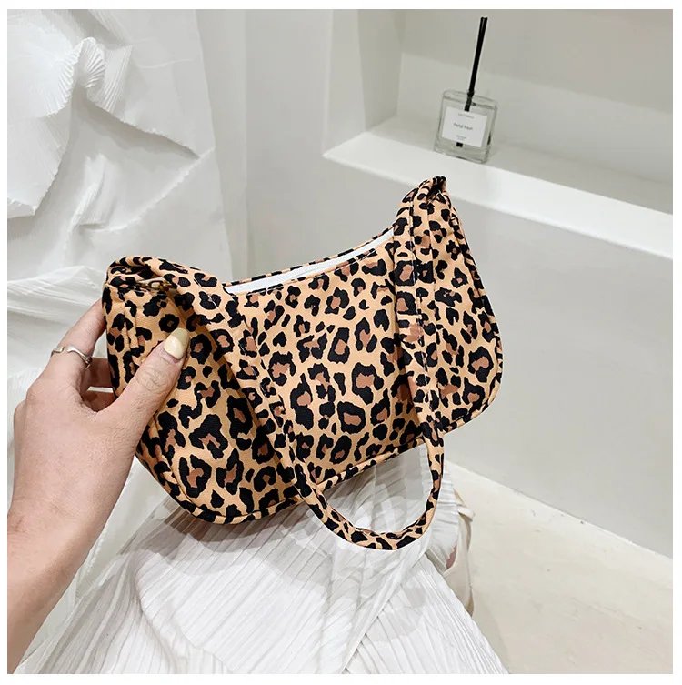 Animal Pattern Print Canvas Shoulder Underarm Bag Vintage Ladies Small Purse Handbags Casual All-match Fashion Women Square Bags Animal Pattern Print Canvas Shoulder Underarm Bag Vintage Ladies Small Purse Handbags Casual All-match Fashion Women Square Bags
