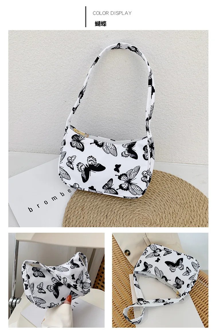 Animal Pattern Print Canvas Shoulder Underarm Bag Vintage Ladies Small Purse Handbags Casual All-match Fashion Women Square Bags Animal Pattern Print Canvas Shoulder Underarm Bag Vintage Ladies Small Purse Handbags Casual All-match Fashion Women Square Bags