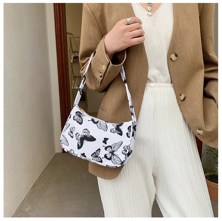Animal Pattern Print Canvas Shoulder Underarm Bag Vintage Ladies Small Purse Handbags Casual All-match Fashion Women Square Bags Animal Pattern Print Canvas Shoulder Underarm Bag Vintage Ladies Small Purse Handbags Casual All-match Fashion Women Square Bags