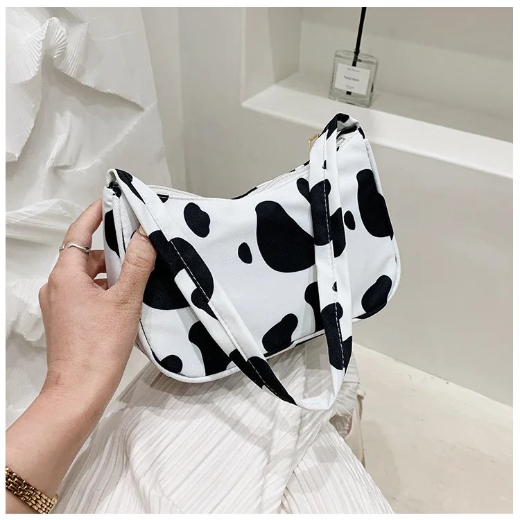 Animal Pattern Print Canvas Shoulder Underarm Bag Vintage Ladies Small Purse Handbags Casual All-match Fashion Women Square Bags Animal Pattern Print Canvas Shoulder Underarm Bag Vintage Ladies Small Purse Handbags Casual All-match Fashion Women Square Bags