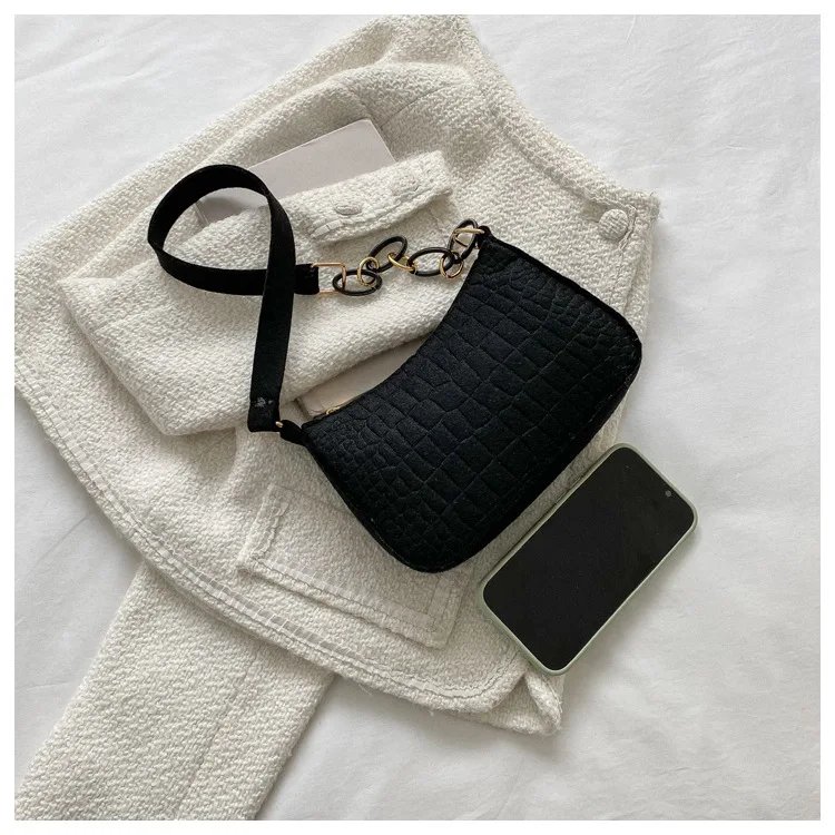 Felt Cloth Women Handbags Fashion Texture Armpit Saddle Bag 2023 New Soft Unlined Cloth One Shoulder Bag Niche Design Purses Felt Cloth Women Handbags Fashion Texture Armpit Saddle Bag 2023 New Soft Unlined Cloth One Shoulder Bag Niche Design Purses