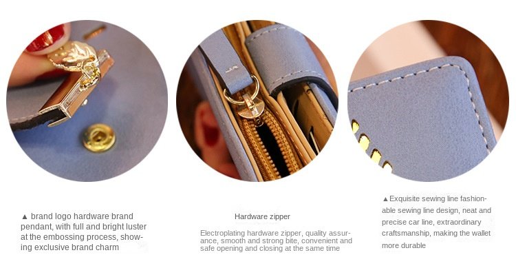 Women Wallet PU Leather Purse Female Long Wallet Gold Hollow Leaves Pouch Handbag For Women Coin Purse Card Holders Clutch