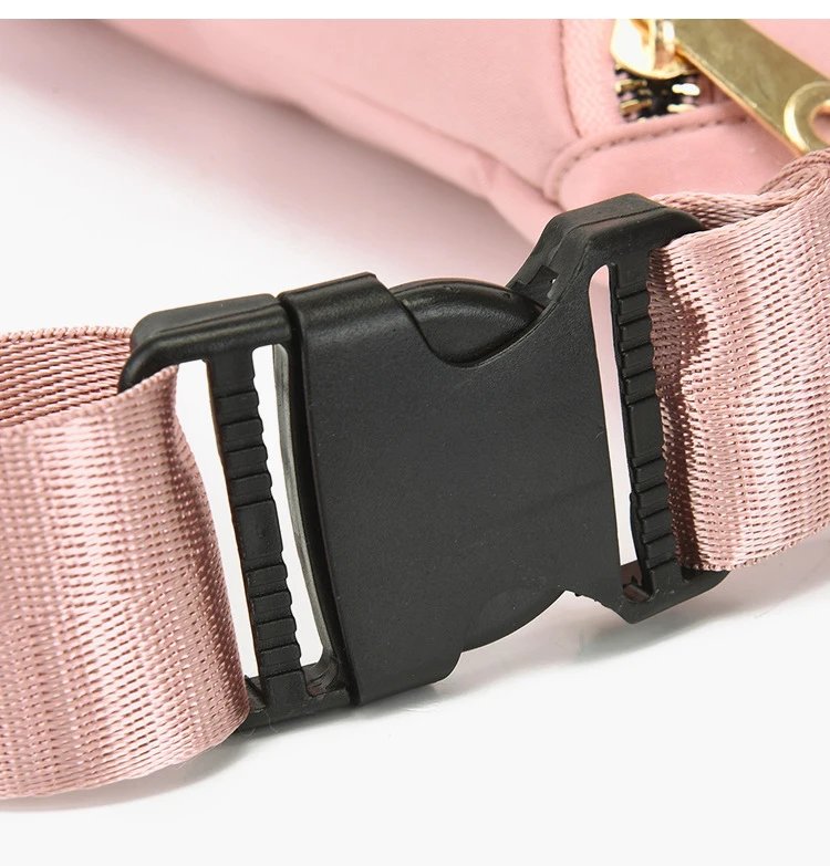 Waist Bags for Women Oxford Leisure Color Waist Bag Shoulder Crossbody Chest Bags Handbags All-match Messenger Belt Bags