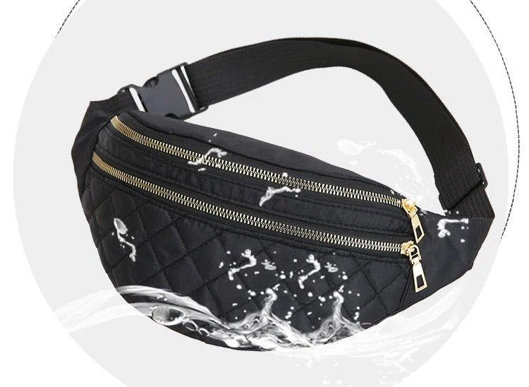 Waist Bags for Women Oxford Leisure Color Waist Bag Shoulder Crossbody Chest Bags Handbags All-match Messenger Belt Bags