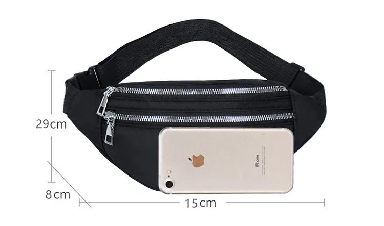Waist Bags for Women Oxford Leisure Color Waist Bag Shoulder Crossbody Chest Bags Handbags All-match Messenger Belt Bags