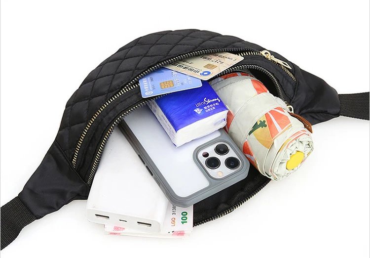 Waist Bags for Women Oxford Leisure Color Waist Bag Shoulder Crossbody Chest Bags Handbags All-match Messenger Belt Bags