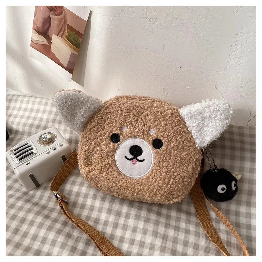 Cute Cartoon Messenger Anime Plush Cat Bear Crossbody Bag Kawaii Small Women Girls Shoulder Handbag Purse Lipstick Pouch Fashion Cute Cartoon Messenger Anime Plush Cat Bear Crossbody Bag Kawaii Small Women Girls Shoulder Handbag Purse Lipstick Pouch Fashion
