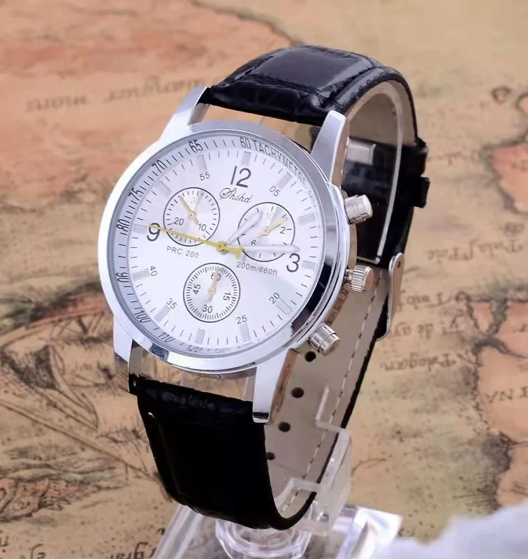 Fashionable casual men style and leisurely strap watch three eye six stitches leisure fashion activity watch, quartz watch Fashionable casual men style and leisurely strap watch three eye six stitches leisure fashion activity watch, quartz watch