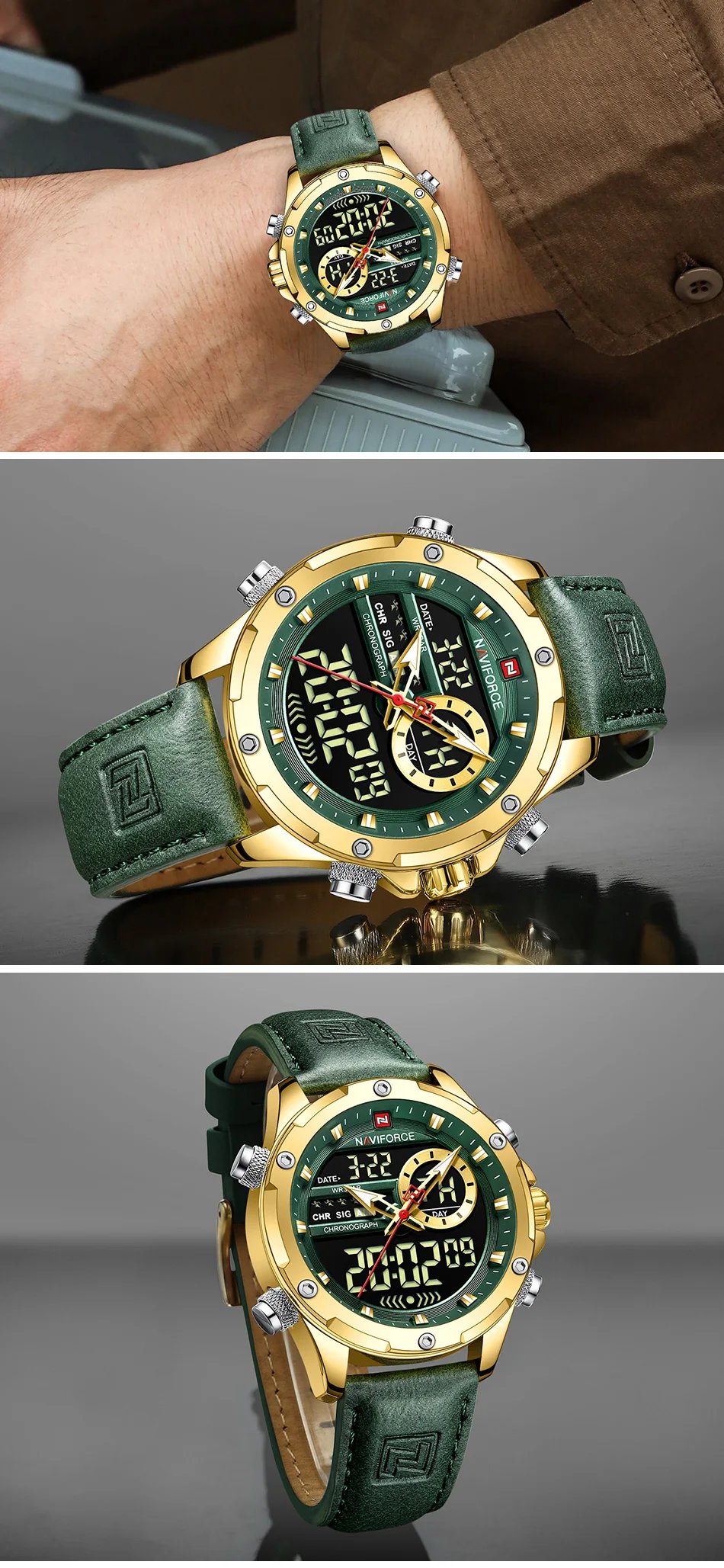 Digital Men Military Watch Waterproof Wristwatch LED Quartz Clock Sport Watch Male Big Watches Men Relogios Masculino
