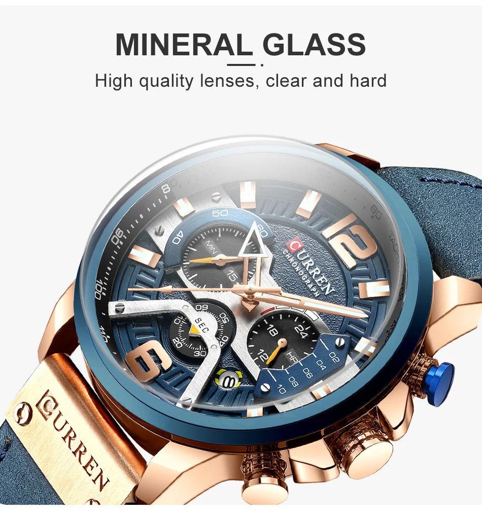 Luxury Brand Men Analog Leather Sports Watches Men's Army Military Watch Male Date Quartz Clock Relogio Masculino 2021