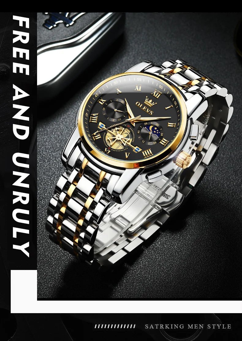 Top Brand Men's Watches Classic Roman Scale Dial Luxury Wrist Watch for Man Original Quartz Waterproof Luminous Male reloj