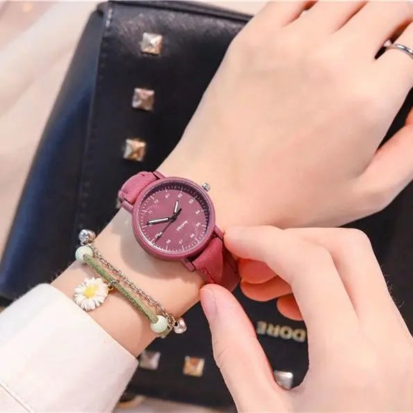 Women Watch PU Leather Strap Women Quartz Watches Waterproof Round Dial Retro Bracelet Watch Ladies Girls Wristwatch Reloj 시계