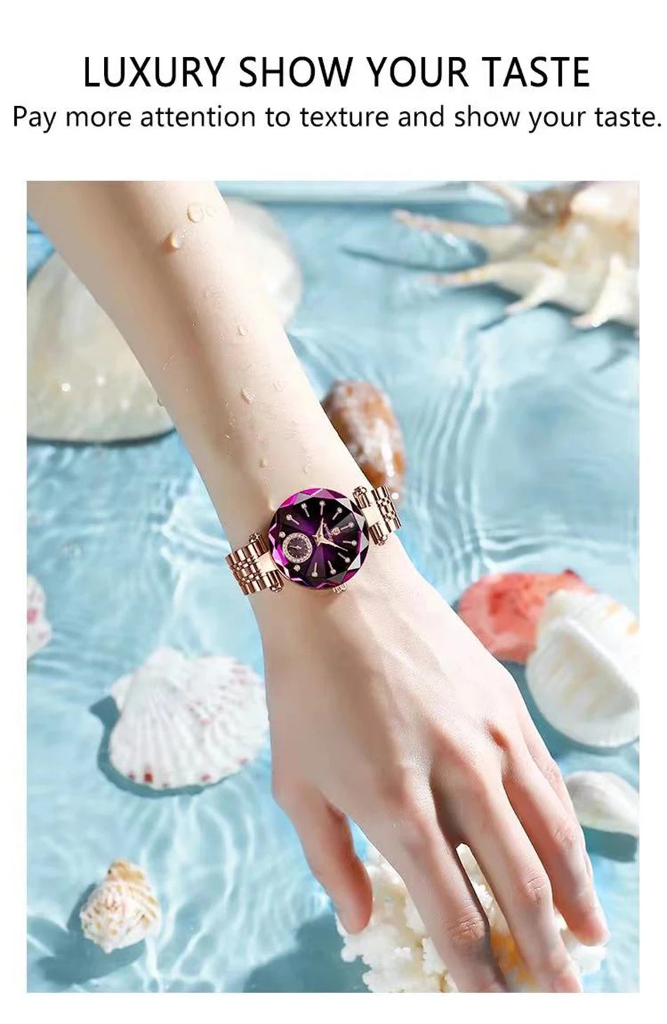 Watch for Women Luxury Jewelry Design Rose Gold Steel Quartz Wristwatches Waterproof Fashion Swiss Brand Ladies Watches Watch for Women Luxury Jewelry Design Rose Gold Steel Quartz Wristwatches Waterproof Fashion Swiss Brand Ladies Watches