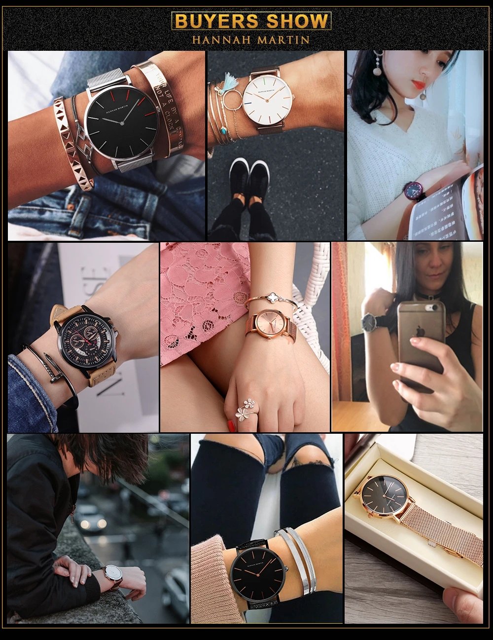 Women Watch Top Brand Dropshipping Japan Quartz Movement 36mm Rose Gold Waterproof Fashionable Nordic Minimalist Ladies Watches