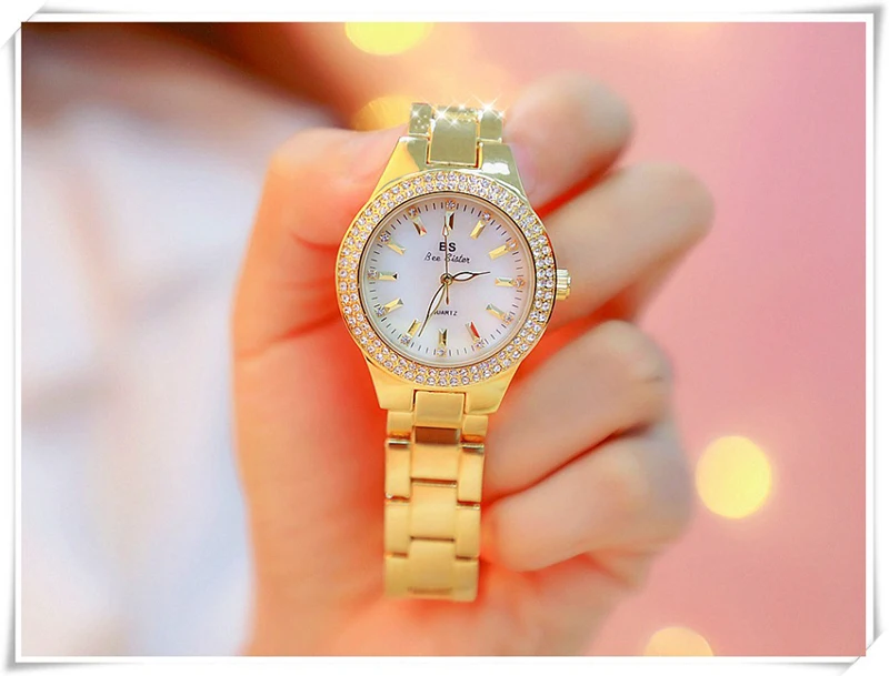 2023 Ladies Wrist Watches Dress Gold Watch Women Crystal Diamond Watches Stainless Steel Silver Clock Women Montre Femme 2023 Ladies Wrist Watches Dress Gold Watch Women Crystal Diamond Watches Stainless Steel Silver Clock Women Montre Femme