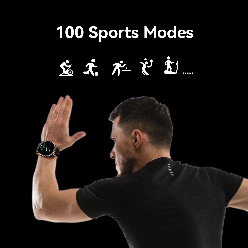 2023 IMILAB W13 Smartwatch 1.43″ AMOLED Display Sunlight Bluetooth Calls 15 Days Battery Life For Men Women Imilab Fit APP 2023 IMILAB W13 Smartwatch 1.43