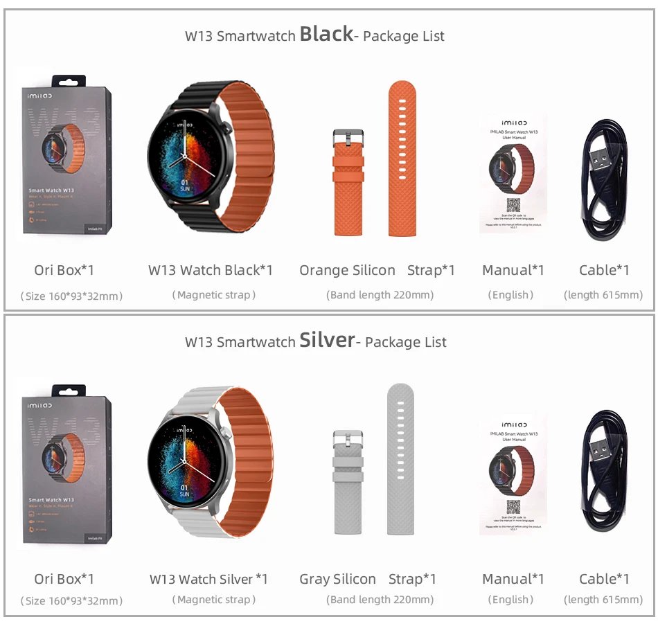 2023 IMILAB W13 Smartwatch 1.43