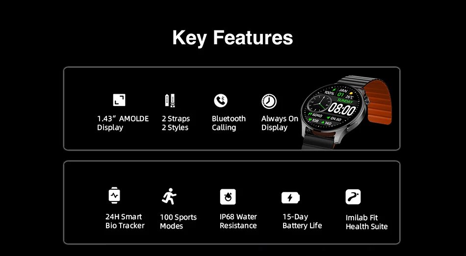 2023 IMILAB W13 Smartwatch 1.43