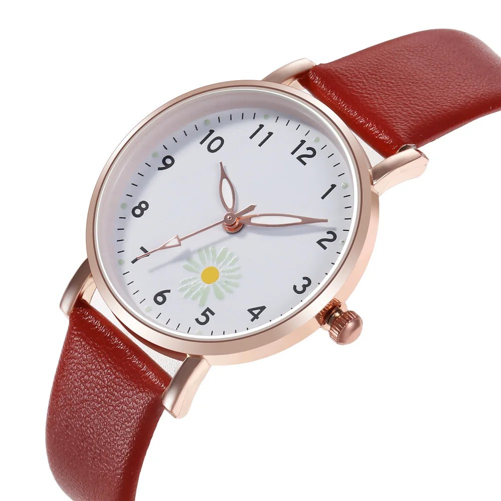 Trendy Ladies Wrist Watches Luminous Women Simple Watches Casual Leather Strap Quartz Watch Clock Montre Femme Relogio Feminino