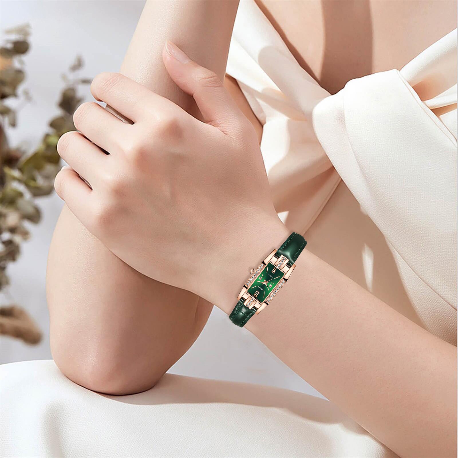 Luxury Quartz Wristwatch Female Watches Simple Ladies Watches Frosted Belt Watches Fashion Quartz Wristwatches Watches For Women