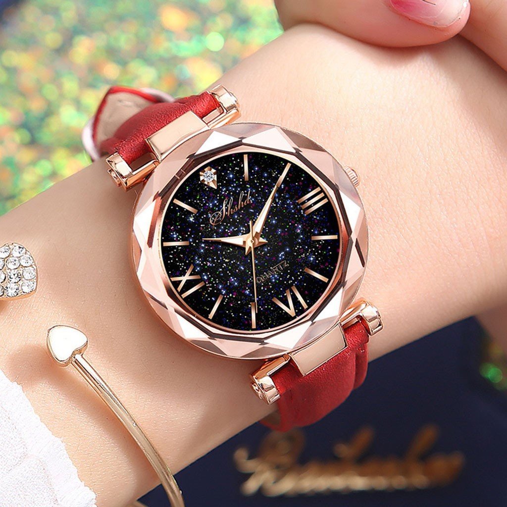 Luxury Brand Leather Quartz Women's Watch Ladies Fashion Watch Women Wristwatch Clock Relogio Feminino Hours Reloj Mujer Saati