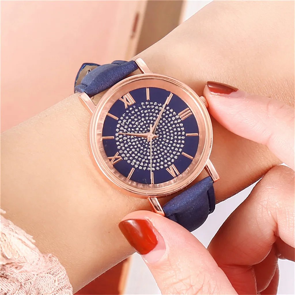 Luxury Watches Rose Gold Watch Stainless Steel Dial Casual Bracele Watch Women Lady Wrist Digital Delicate Gift Watches Часы
