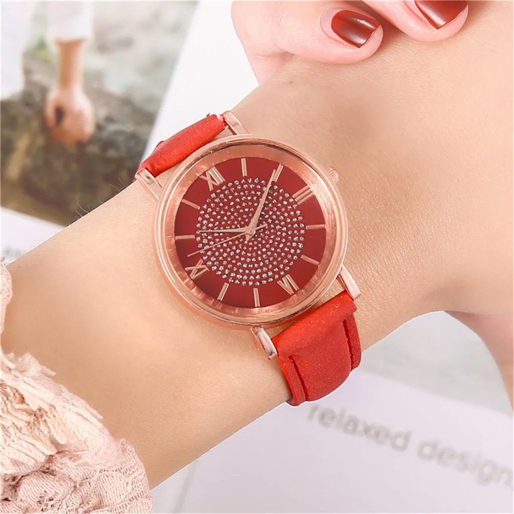 Luxury Watches Rose Gold Watch Stainless Steel Dial Casual Bracele Watch Women Lady Wrist Digital Delicate Gift Watches Часы