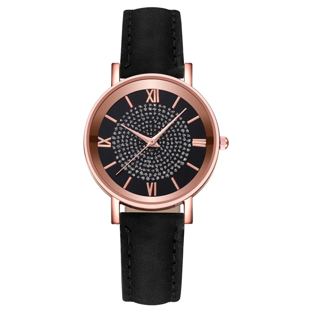 Luxury Watches Rose Gold Watch Stainless Steel Dial Casual Bracele Watch Women Lady Wrist Digital Delicate Gift Watches Часы