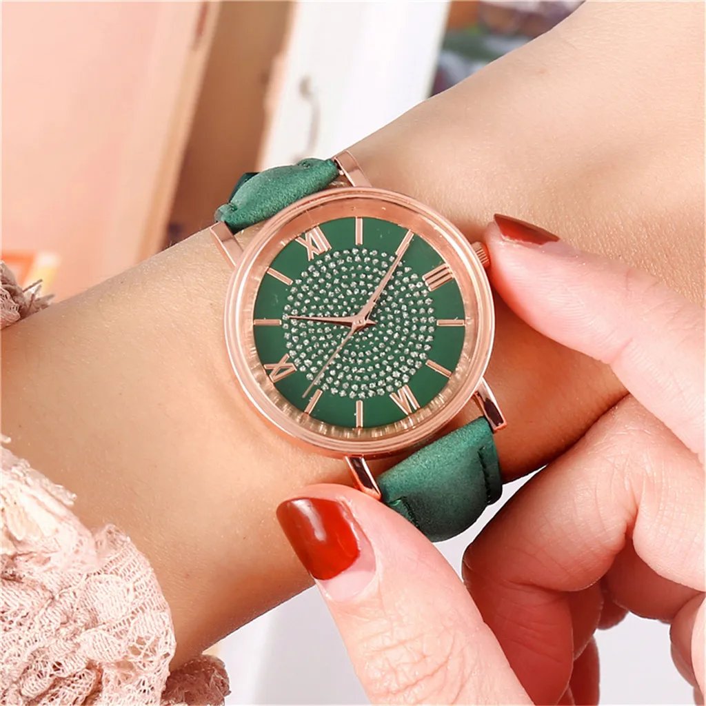 Luxury Watches Rose Gold Watch Stainless Steel Dial Casual Bracele Watch Women Lady Wrist Digital Delicate Gift Watches Часы